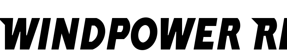Windpower Regular Font Download Free